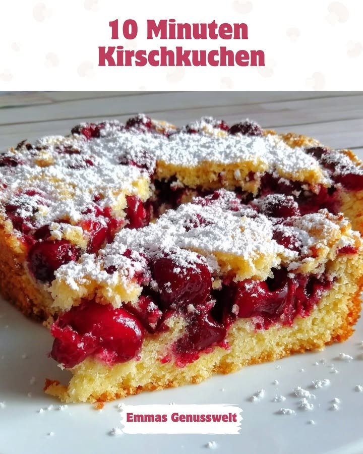 Schneller Kirsch-Rührkuchen