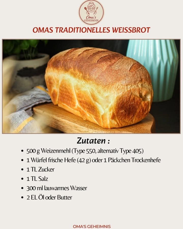 Weißbrot aus der Kastenform
