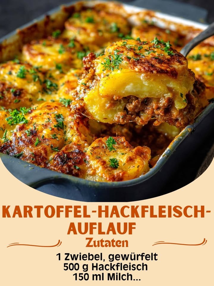 Kartoffel-Hackfleisch-Auflauf