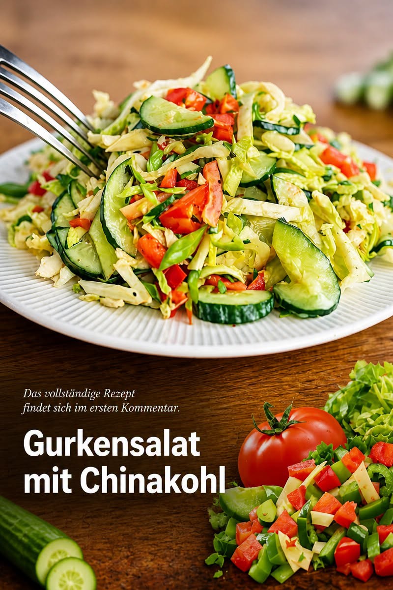 Gurkensalat mit Chinakohl