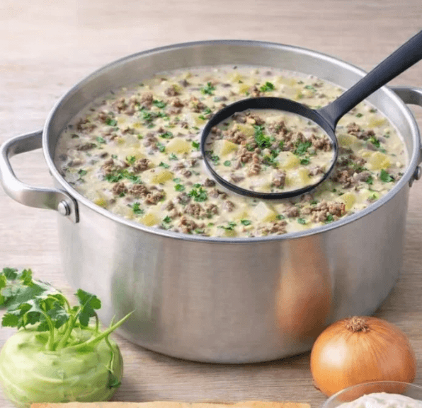 Hackfleischsuppe