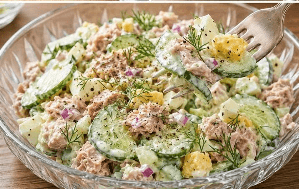 Thunfisch-Gurken-Salat