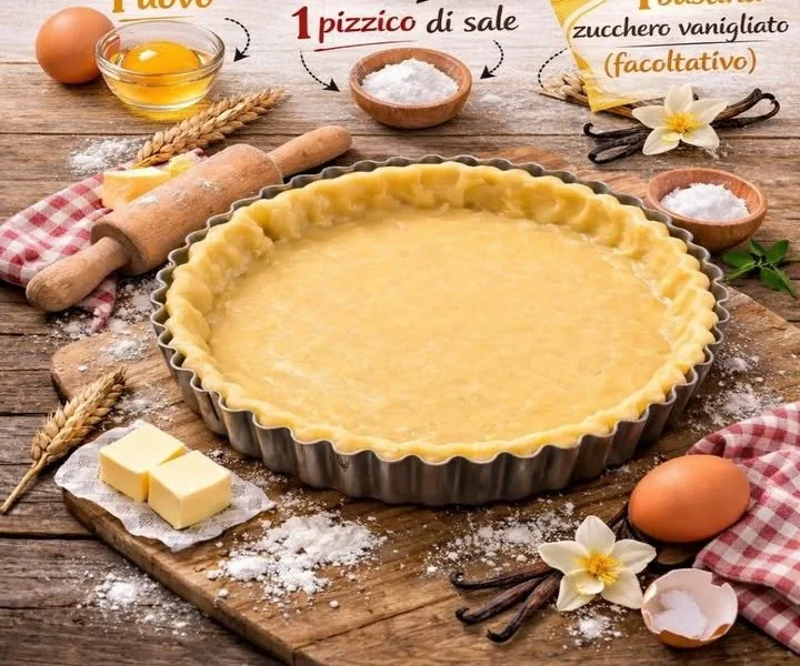 Pasta frolla di base per crostate e biscotti