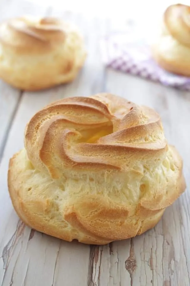 Pasta choux per bignè: impasto e cottura